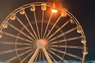 More than 10 injured in Ferris wheel fire in Germany