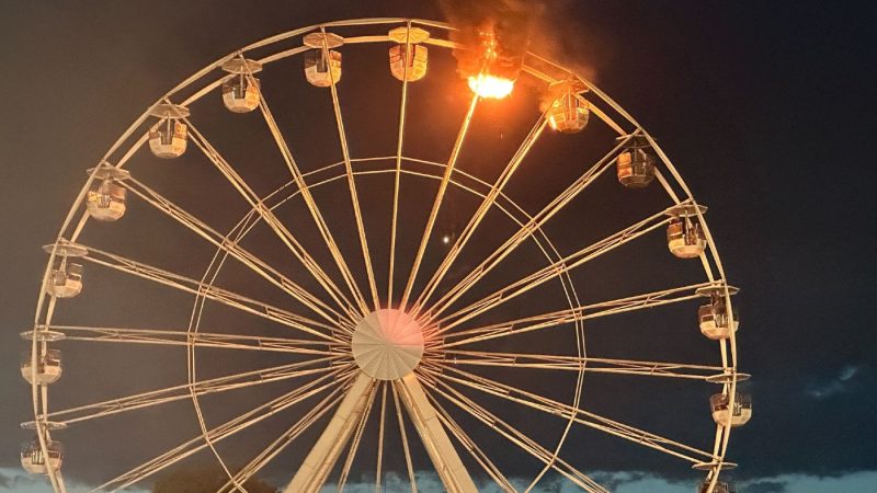 More than 10 injured in Ferris wheel fire in Germany