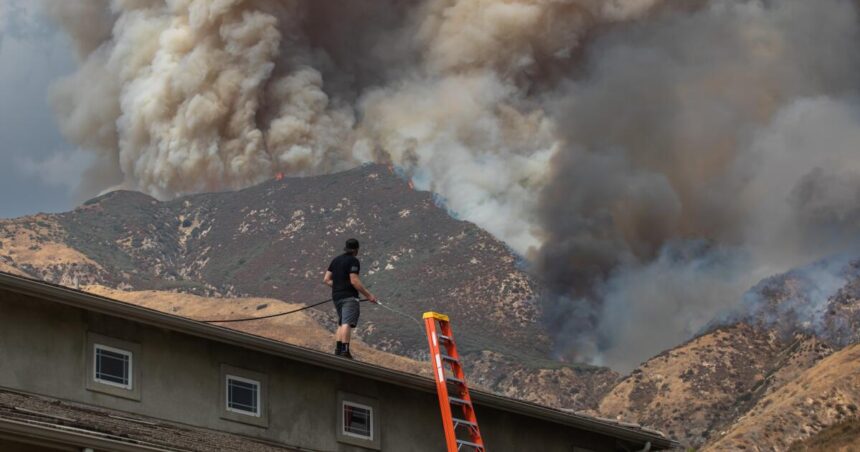 Lightning, hail, high winds and flood warnings: Southern California hit by severe fire weather