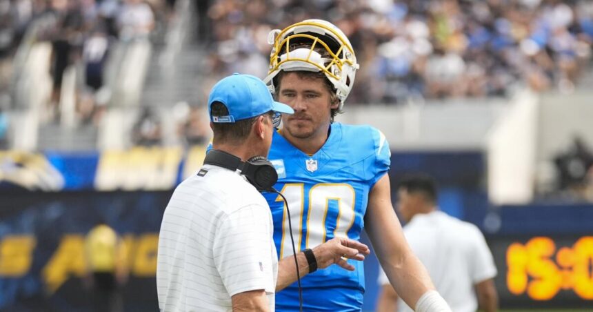 Jim Harbaugh's longtime connection with quarterback Justin Herbert has paid off big time for the Chargers